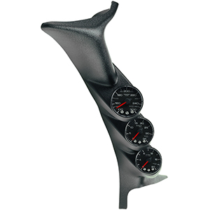 AutoMeter P73010 Spek-Pro A-Pillar Triple Gauge Kit, 0-35 PSI / 0-2000 F / 100-300 F, 1999-2007 Ford Super Duty Powerstroke Electrical