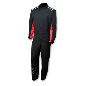 Impact Racing Suit - Axis 2.4, 1pc, Small, Black/Red