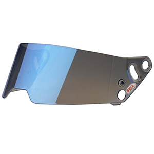 Bell 289 SRV Chrome Brus Helmet Shield, Blue, 3MM