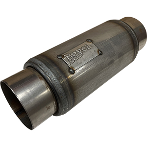 Beyea Dirt Modified Muffler, 3.5 Inch x 3.5 Inch, 8 Inch Body