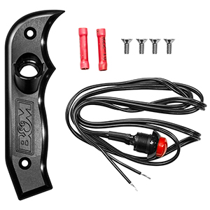 Magnum Grip Sde Plt W/Btn, Right, Black