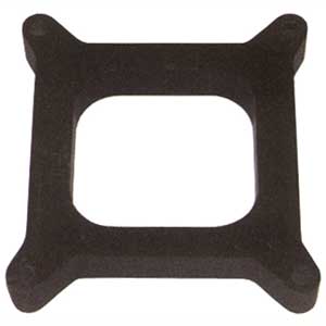 Bicknell 1 Inch Alum.Open Carb.Spacer - Black Anodized