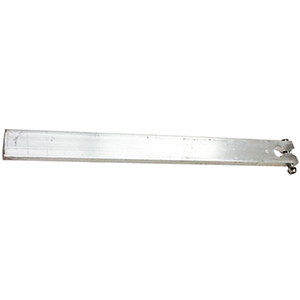 Bicknell 1/2 Inch X 1-1/2 Inch X 17 Inch 3/4 Inch Broach Alum. Torsion Arm