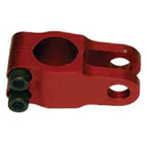 Bicknell 1 Inch Extended Pinch Clamp 1/2 Inch Hole Red