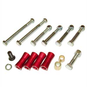 Bicknell Bolt Kit For Adj Rear Panhard - Red