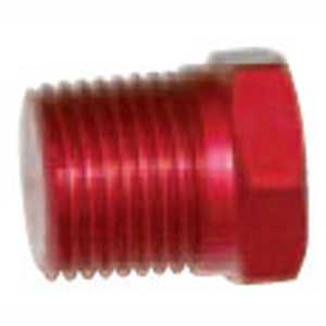 Bicknell 1/8 Inch Npt Alum. Hex Plug Red Anodized