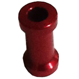 Bicknell Alum Spacer 1/2'' Id Flat X 1-7/8'' Long Red