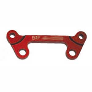 Bicknell Front Caliper Bracket For 12 Inch Diameter Rotor, Red