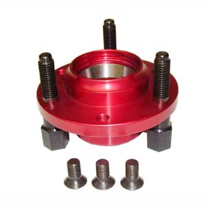 Bicknell 6 Pin Sprint Front Hub Red Anodized