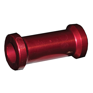 Bicknell Alum Spacer 1/2'' Flat X 2 1/8'' Long Red
