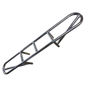 BRP Dirt Modified Rear Bumper 4in Shorter Right Side- Chrome