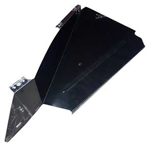 Bicknell Front V Hood Right Side, Black
