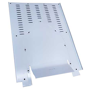 Bicknell Aluminum Hood Base For Short Scoop, White