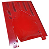 Bicknell Aluminum Hood Base For Short Scoop, Red