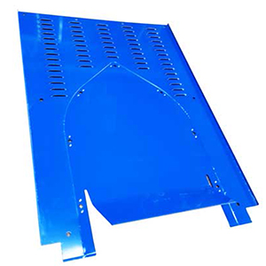 Bicknell Aluminum Hood Base For Short Scoop, Blue