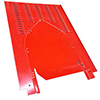 Bicknell Aluminum Hood Base For Short Scoop, X-Red