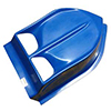 Bicknell Short Fiberglass Hood Scoop, Blue