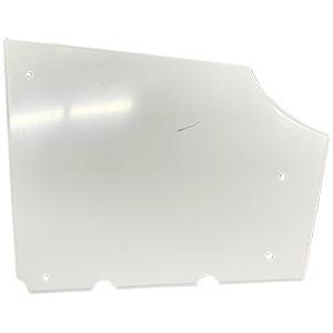 Bicknell Left Rear Fuel Cell Side Panel, White