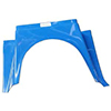 Bicknell Fiberglass Drivers Cowl, Blue