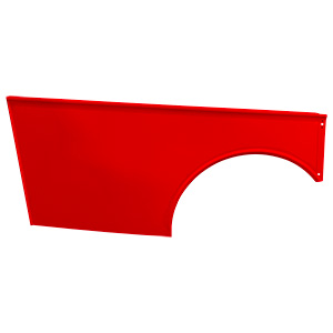 Bicknell Right Side Lower Quarter, 2" Taller, X-Red