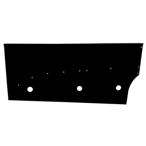 Bicknell Left Side Door, 3" Taller, Black