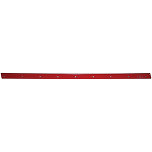 Bicknell Left Rear Quarter Plastic Mounting Plate, Red