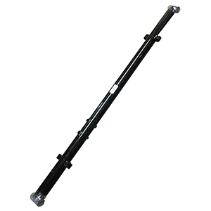 Bicknell 52" +4 Degree LF / -8 Degree RF Camber Front Axle, Gloss Black Powdercoat