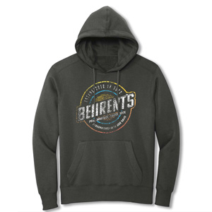 Behrent's Lifestyle Charcoal Hoodie Size 3X-Large