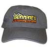 Charcoal Velcro Back Hat Behrent's Performance Warehouse Embroidered-Unstructured