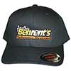 Behrent's S/M Black Flex Fit Hat Cotton Twill-Behrent's Performance Warehouse Embroidered