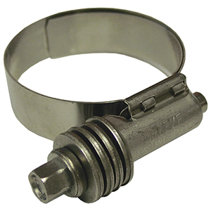 BSC SAE32 Constant-Torque Stainless Steel Hose Clamp - 1 9/16in. - 2 1/2in.