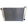 BSC 28in x 19in GM Crossflow Tube Aluminum Radiator - Top Left Inlet / Angled Bottom Right Outlet