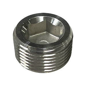BSC 3/4" NPT Pipe Plug, 304 Stainless Steel
