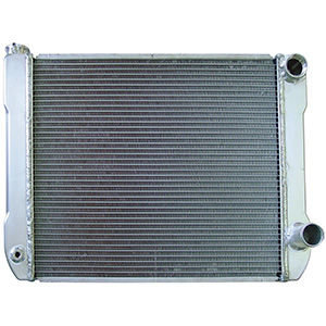 BSC 28in x 19in GM Double Pass Aluminum Radiator - Top Right Inlet / Bottom Right Outlet