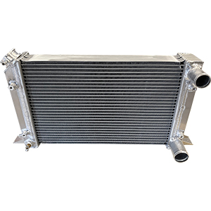 BSC 22in x 13in Scirocco / Pro Stock Style Aluminum Radiator - Top Right Inlet / Bottom Right Outlet