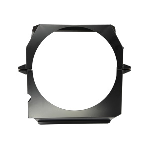 BSC Black-Coated Dirt Modified Fan Shroud- 4" Deep, Fits 17" Fan