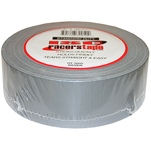 BSC 2in x 180ft Standard Duty Silver Racers Tape