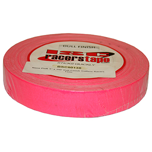 BSC 1in x 150ft Gaffers Neon Pink Dull Finish Racers Tape