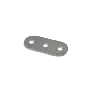 BSC 1.5" Aluminum 3/16" Rivet 3 Hole Back Up Plates - Set of 50