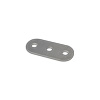 BSC 1.5" Aluminum 3/16" Rivet 3 Hole Back Up Plates - Set of 50