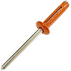 BSC 3/16" Diameter x 3/8" Grip x 3/8" Head Exploding Orange Rivets - Box of 250