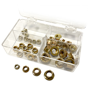 BSC 10-32 to 3/8in-24 All Metal 40-Piece Jet Nut Kit