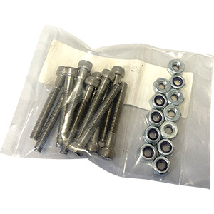 BSC 10-32 x 1 1/2in Stainless Steel Socket Head 24-Piece Bumper Bolt & Nut Kit