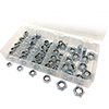 BSC 1/4in-28 to 1/2in-20 Fine Thread 105-Piece Thin Locknut Kit