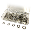 BSC 1/4in AN to 1/2in AN Stainless Steel 145-Piece AN Washer Kit