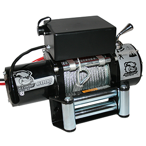 Bulldog 6000lb Winch with Roller Fairlead