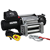 Bulldog 15000lb Alpha Truck Winch, Wire rope, roller fairlead