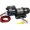 Bulldog 3400lb Trailer/Utility Winch, 50' Synth Rope, Roller Frld, Mnt Plate