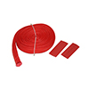 Bulldog Wire Sheathing, high heat fiberglass 14mm x 25ft (1/2") red