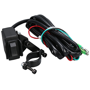 Bulldog Mini Rocker Switch, Handlebar Mount w8ft wire